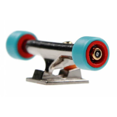 FlatFace Wheels - Dual Durometer Red/Turquoise - Image 3