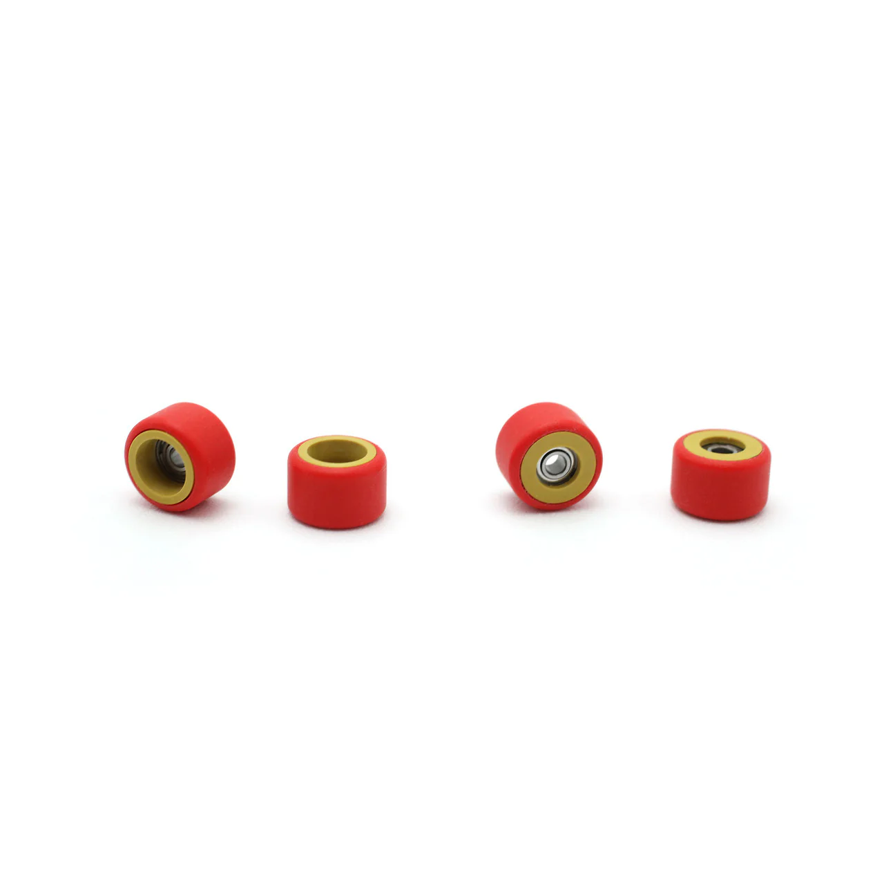 FlatFace Wheels - Dual Durometer Gold-O/Red - Image 2