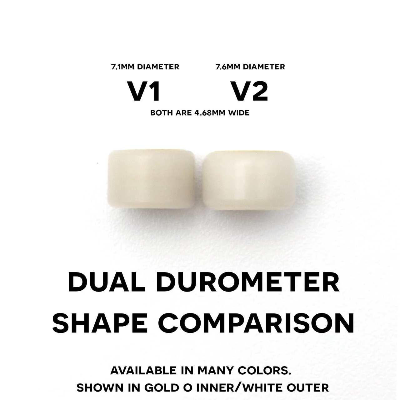 FlatFace Wheels - Dual Durometer V2 Red/White - Image 8